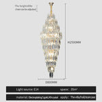 European Duplex Crystal Chandelier for Elegant Luxury Living