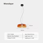 Nordic Glass LED Pendant Lights for Home Decor and Lighting