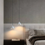 Brushed Sliver Black Pendant Light Chandelier for Bedroom Kitchen Dining Room