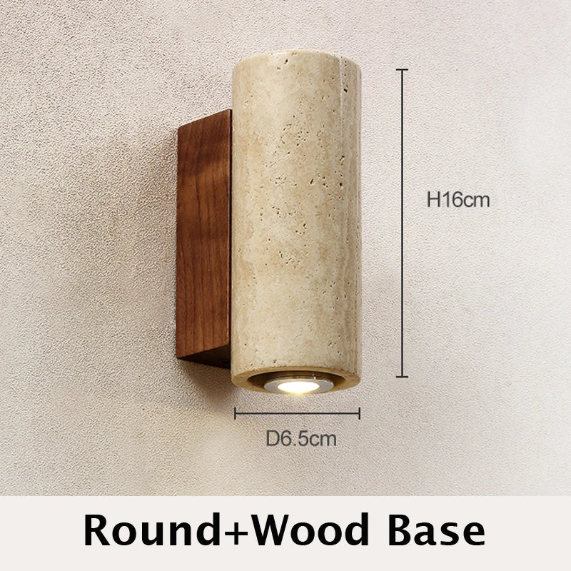 Natural Travertine Wall Lights