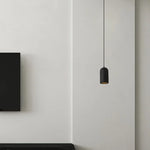 Afralia™ Black Travertine LED Pendant Lamp for Modern Interior Lighting