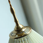 Copper LED Pendant Lamp, Adjustable Wire, Modern Nordic Design