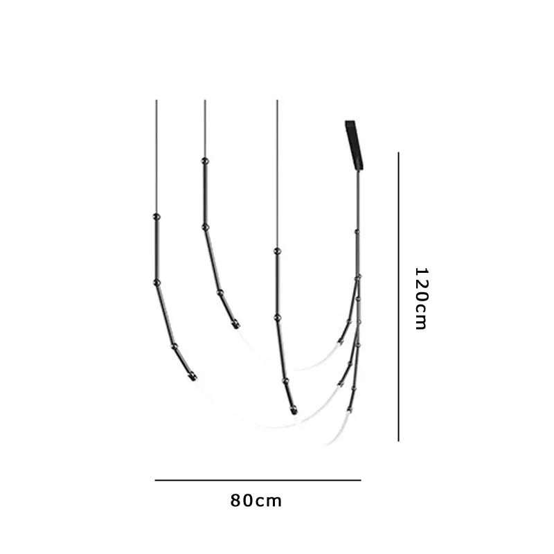 LED Chandelier: Modern Minimalist Design for Luxury Home Decor