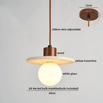 Yellow Cave Stone LED Pendant Lamp Modern Hanging Light Fixtures