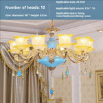 Elegant Crystal Chandelier Living Room Bedroom Lighting