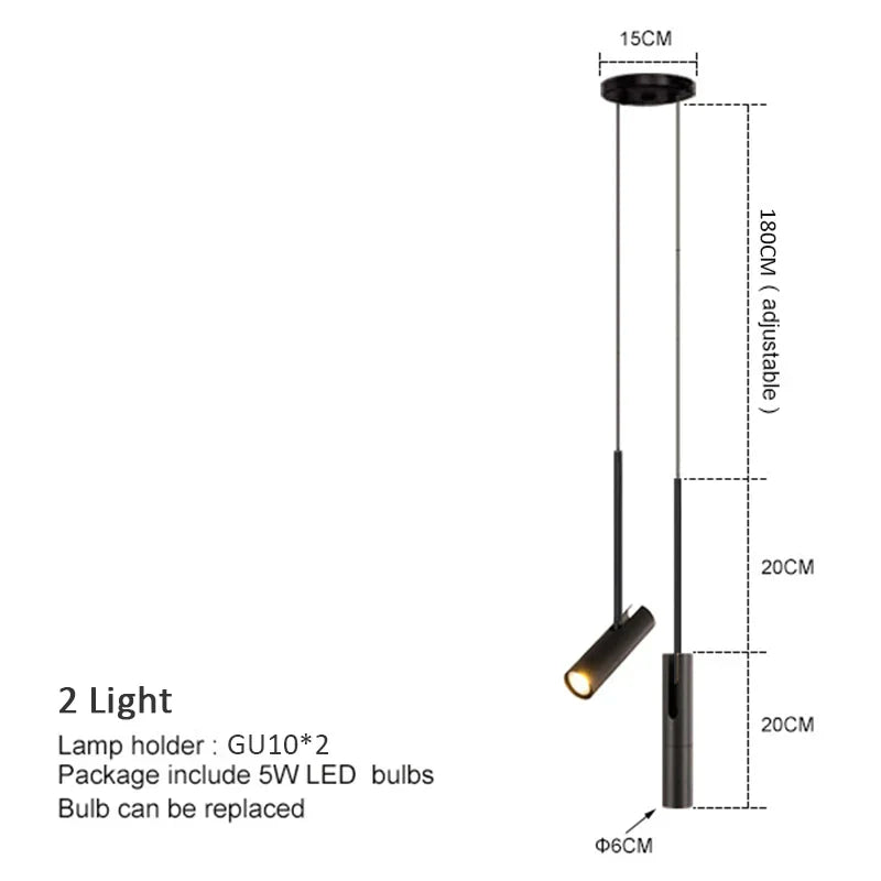 Minimalist LED Pendant Chandelier for Bedroom Living Room Dining Room Lighting