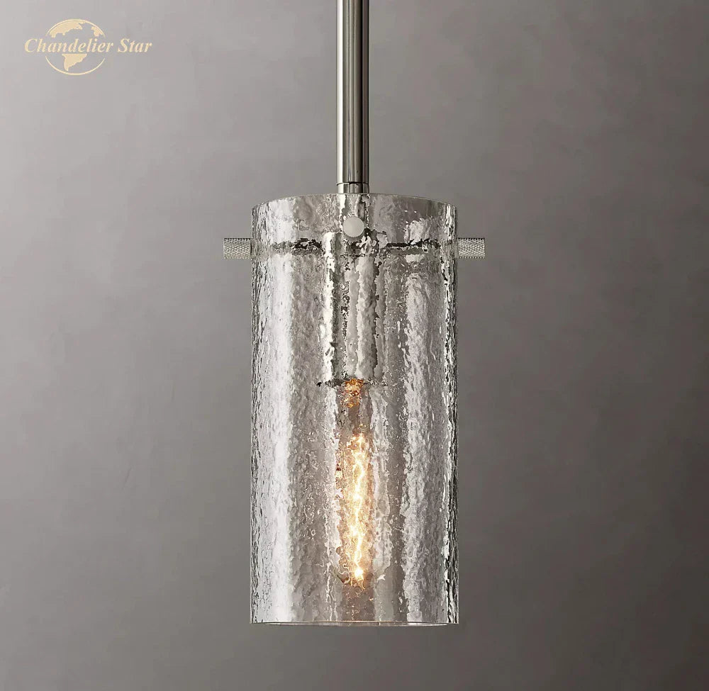 Modern Glass LED Chandelier Charleroi Pendant Light for Kitchen Bedroom Dining Room