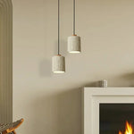 Afralia™ Columnar Micro Cement LED Hanging Lamps | Home Decor Pendant Light