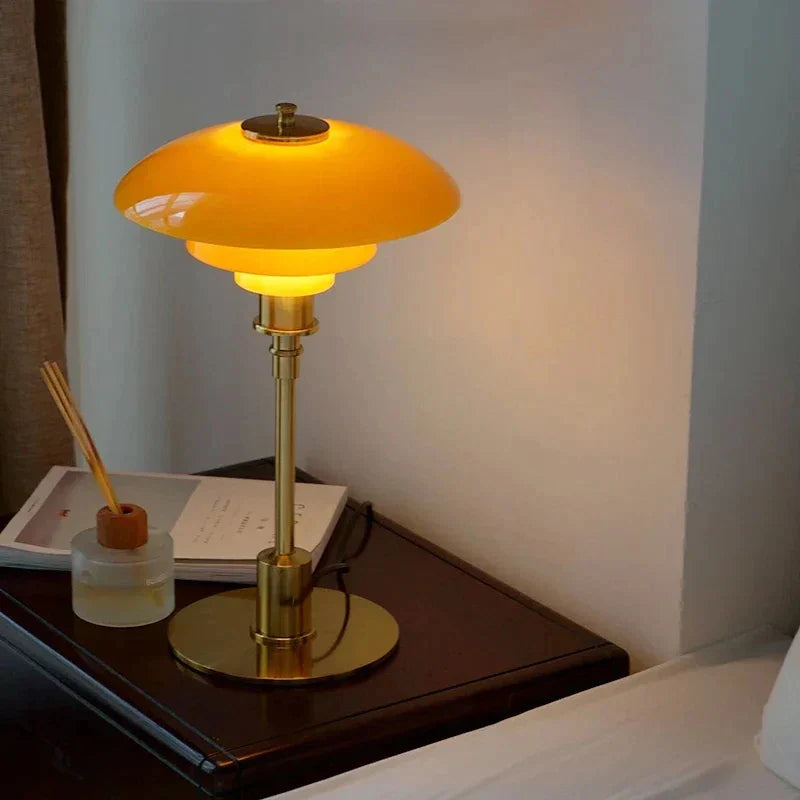 Nordic PH3 Glass LED Table Lamp - Modern Bedroom Study Decoration