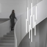 Modern Luxury LED Stair Pendant Chandelier Light for Villa
