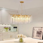 Crystal Tassel Chandelier Luxury Pendant for Home, Living Room, Dining Room, Hotel Hall