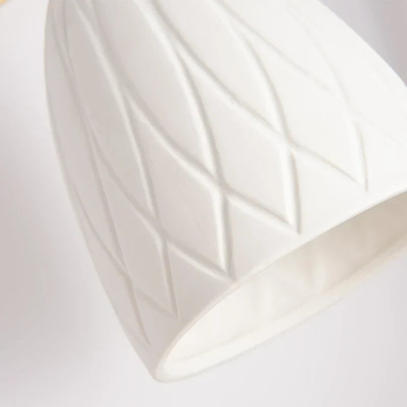 Afralia™ Nordic Ceramic LED Wall Sconce | Brass Wall Light Fixture for Living Room Bedroom