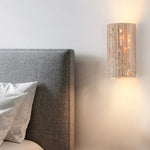 Yellow Travertine LED Wall Light Room Decoration Living Dining LED Wall Lamp