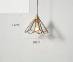 Blue Glass Pendant Lights for Bedroom Dinning Living Room