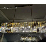 Gold Lustre Steel Pendant Lights - Luxury Dining Room LED Hanging Lamp