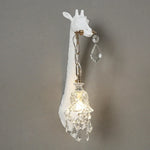 Giraffe Resin Wall Lamp Sconce Light for Bedside & Living Room Decor