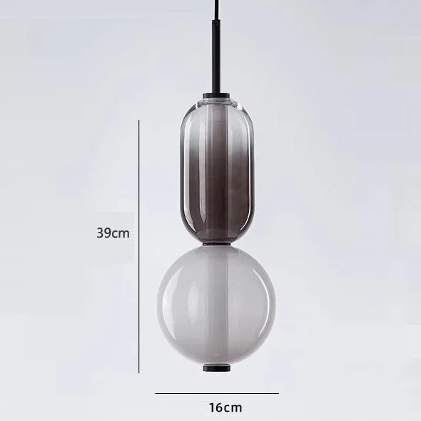 Candy Glass Ceiling Hanging Chandelier for Loft Living Room