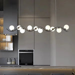 Nordic Glass Ball LED Pendant Lights for Home Decor and Lighting Fixture