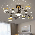 Nordic Starry Sky Dimmable LED Ceiling Chandelier for Home Decor Lighting