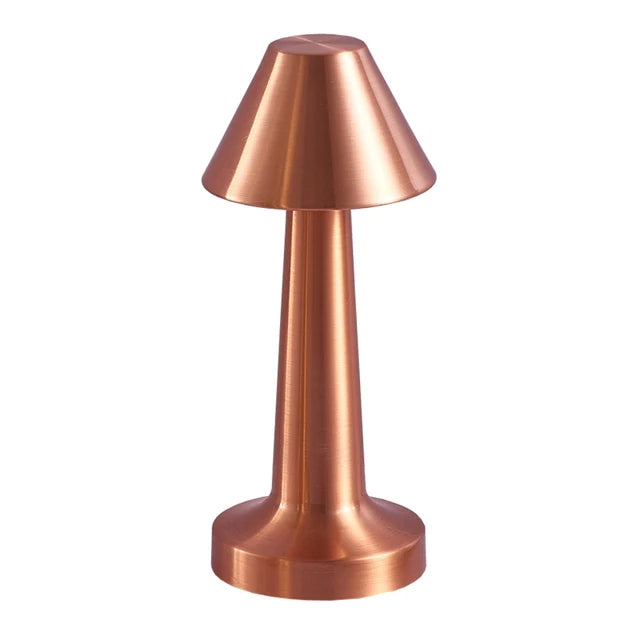 Retro Metal Touch Table Lamp for Bar Coffee Restaurant Light Desk LED Night Bedroom Decor