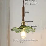 Ceramic LED Pendant Light with Adjustable Wire, Modern Nordic Design