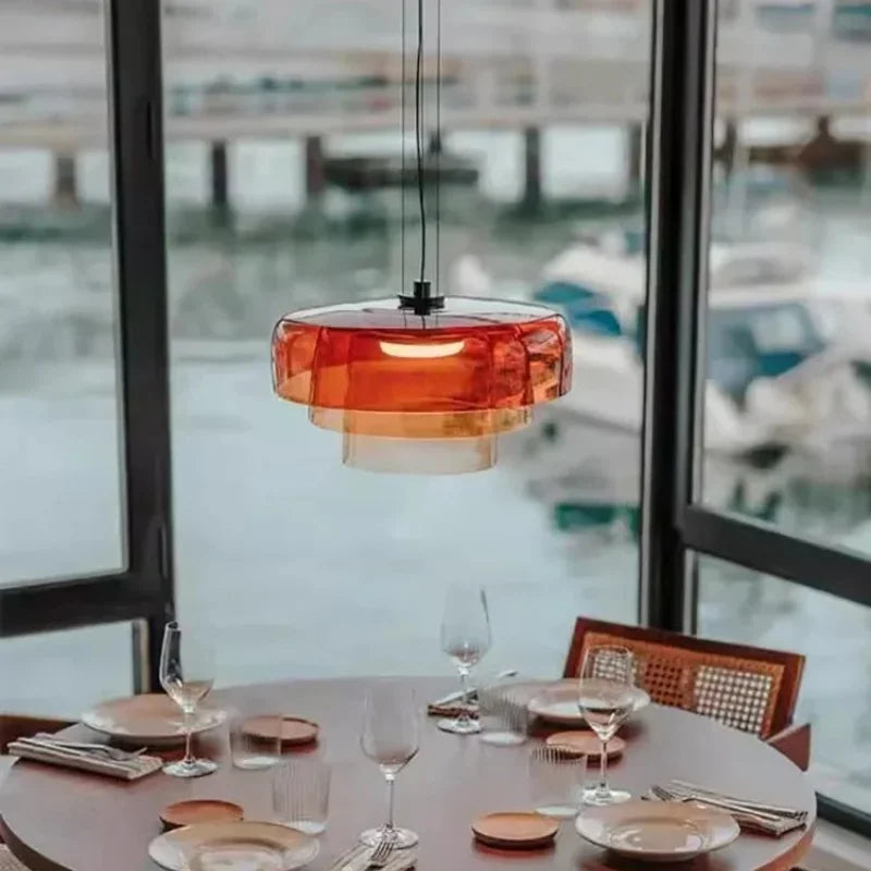 Nordic Glass LED Pendant Lights for Home Decor and Lighting