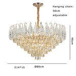Brilliance Crystal Chandelier for Luxe Living & Dining Rooms.