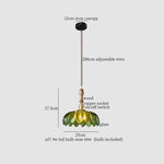 Green Leaf LED Pendant Lamp for Home and Cafe Decor