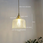 Green Glass Pendant Light Chandelier - Nordic LED Hanging Lamp for Home Decor