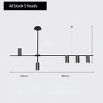 Modern Golden Metal LED Chandelier for Kitchen Dining Room Lighting