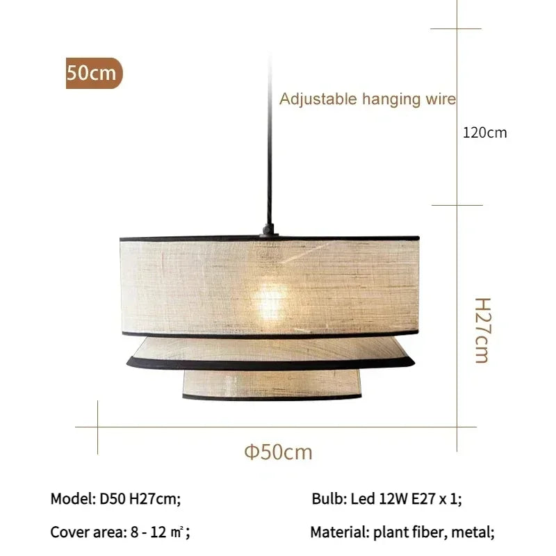 Afralia™ Nordic Wabi Sabi Pendant Lamps Chandelier Lighting Home Decor LED Luminaire