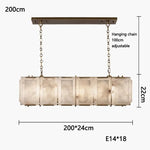 Marble Collection LED Ceiling Chandelier for Dining Room