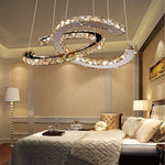 Modern Crystal Chandelier LED Pendant Light for Home, Living Room, Restaurant