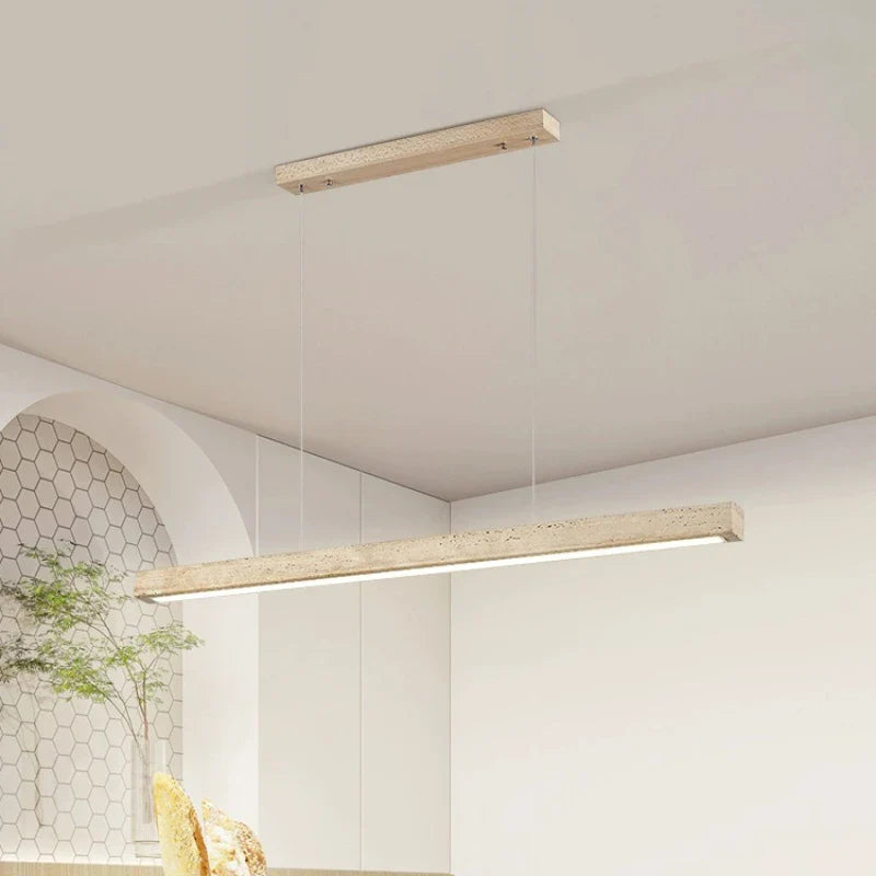 Natural Travertine LED Kitchen Light Fixture