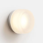 Glass Round Wall Sconce Light for Indoor Outdoor Living Bathroom Porch Decoration