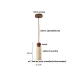 Cave Stone LED Pendant Lamp - Nordic Modern Hanging Light