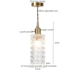 Afralia™ Glass LED Pendant Lights Bedroom Kitchen Living Room Bar Cafe Minimalist Hanging Lamp