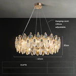 Peacock LED Chandelier Lighting for Living Room