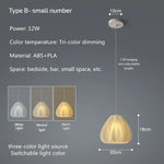 Modern 3D Printing Ceiling Chandelier for Home Dining Room Bedroom Decor