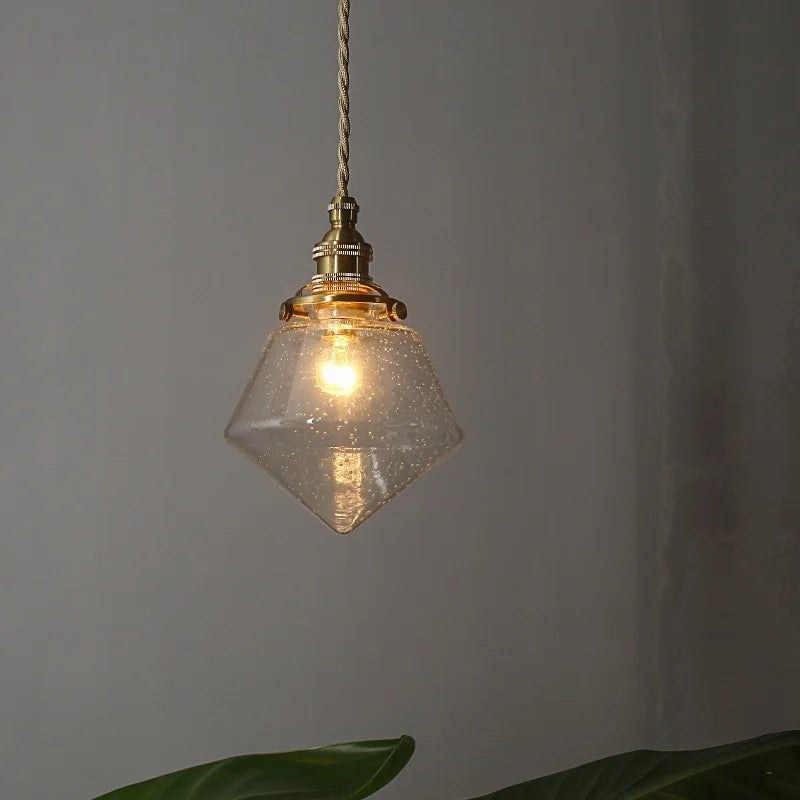 Bubble Glass LED Hanging Light Minimalism Pendant Lamps