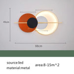 Circular Sofa Luxury Wall Lamp: Simple Modern Nordic Bedroom Lighting