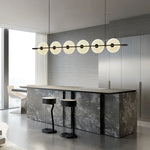 Luxury Aluminum Glass Pendant Light 2025 for Dining Room & Bar Decor.