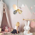 Glass Balloon Chandelier: Colorful Suspension Pendant Light for Living Room, Bedroom