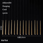 Retro Copper Gold Chandelier Pendant Light for Living Room Dining Bar