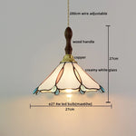 Pink Glass LED Pendant Lights Copper Modern Hanging Lamp Home Decor