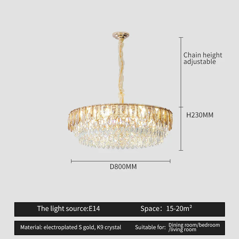 Crystal Chandelier: Modern Luxury Lighting for Home, Hotel, Restaurant