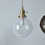 Copper Glass LED Pendant Light for Modern Home Decor