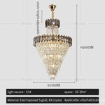 Postmodern Crystal Chandelier for Luxe Spaces