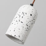 Afralia™ Terrazzo LED Pendant Light - Modern Wabi Sabi Interior Lighting for Living Room