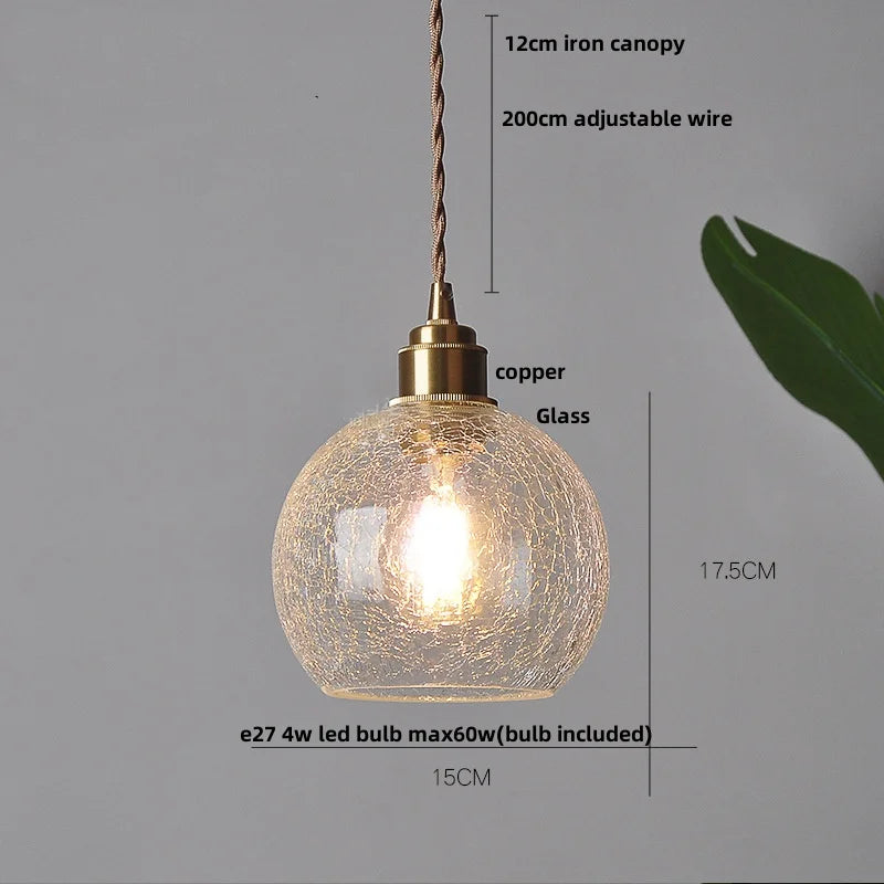 White Globe Glass LED Pendant Light Fixture with Walnut Wood, Adjustable, Nordic Modern Style